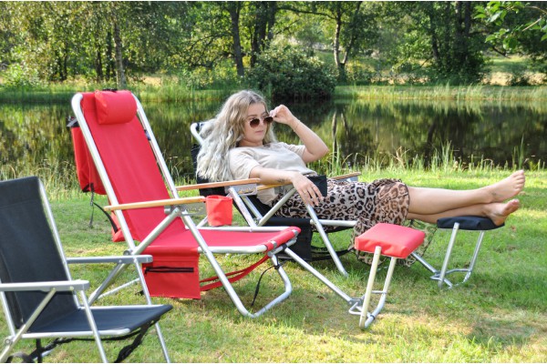 Roxy friluftsstol aluminium Fritab