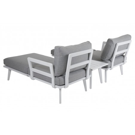 Villac sittdel vit/pearl grey Brafab