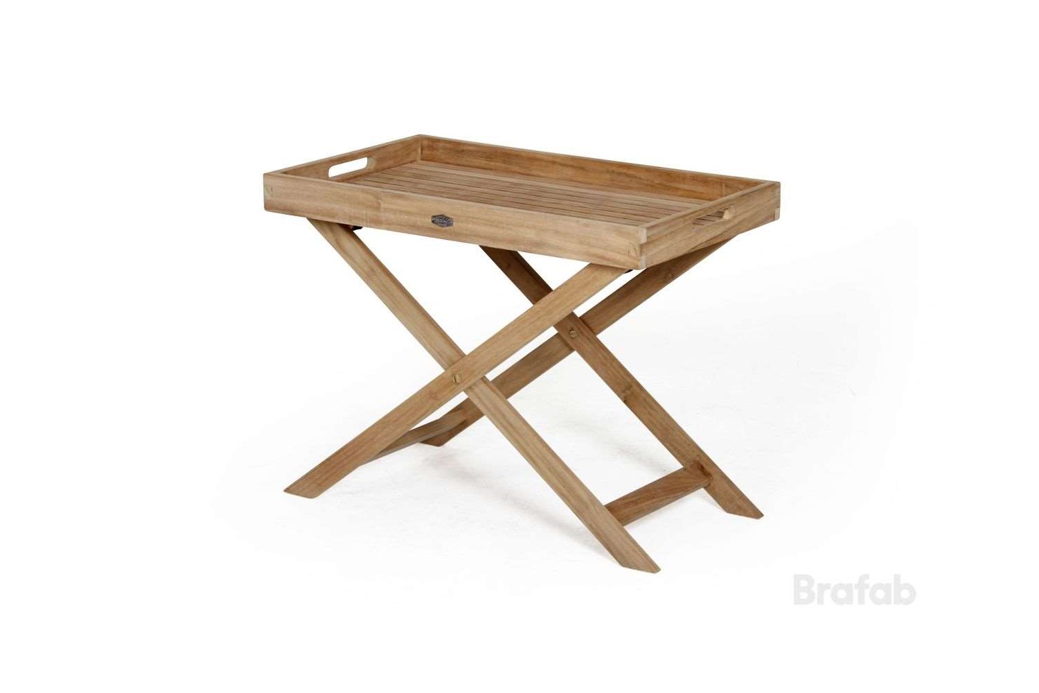Turin brickbord låg 70x40 h53 teak natur Brafab Turin brickbord låg 70x40 h53 teak natur Brafab