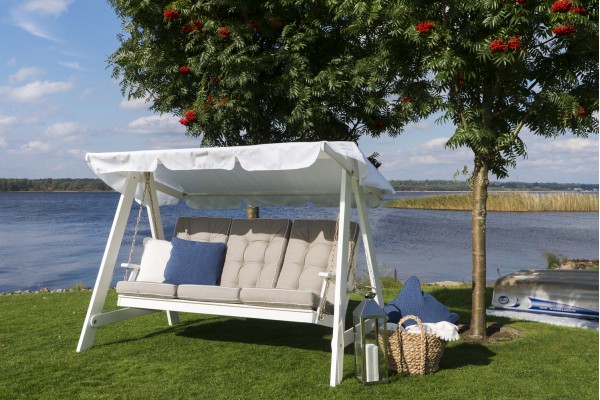 Hammock Dalom vit Hillerstorp inkl tak