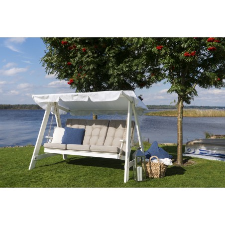 Hammock Dalom vit Hillerstorp inkl tak