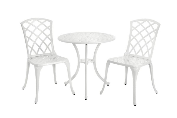 Arras cafébord Ø70 cm vit Brafab