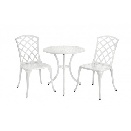 Arras cafébord Ø70 cm vit Brafab