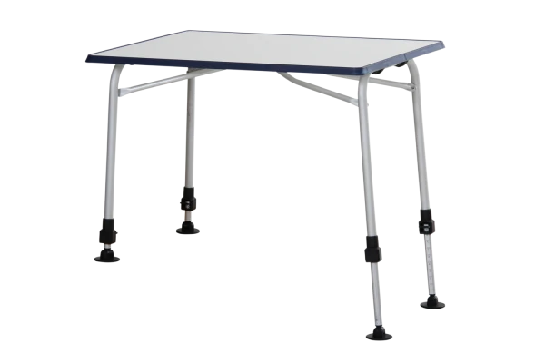 Volga campingbord 80x60 silver/vit Brafab