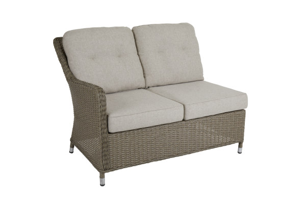 Hornbrook 2-sits soffa avslut HV beige med dyna Brafab