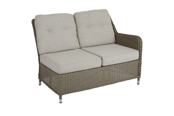 Hornbrook 2-sits soffa avslut HV beige med dyna Brafab