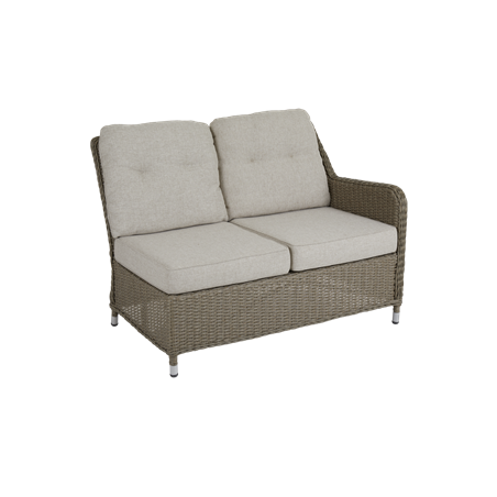 Hornbrook 2-sits soffa avslut HV beige med dyna Brafab