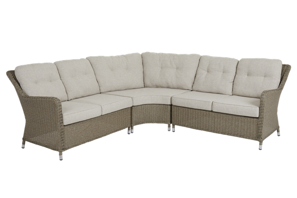 Hornbrook 2-sits soffa avslut HV beige med dyna Brafab