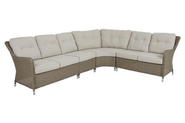 Hornbrook 2-sits soffa avslut HV beige med dyna Brafab