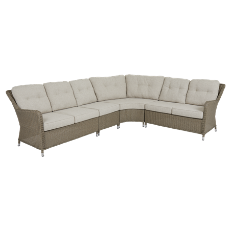 Hornbrook 2-sits soffa avslut HV beige med dyna Brafab