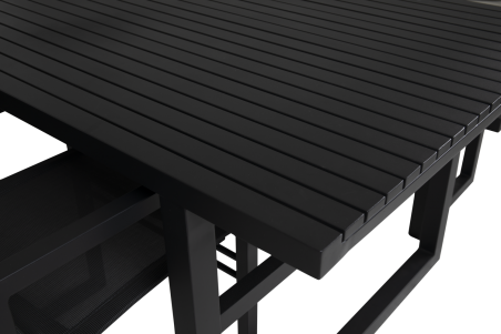 Vevi matbord 230x95 H72 cm svart Brafab