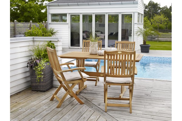 Filippa karmstol teak Brafab