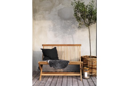 Turin soffa teak natur Brafab