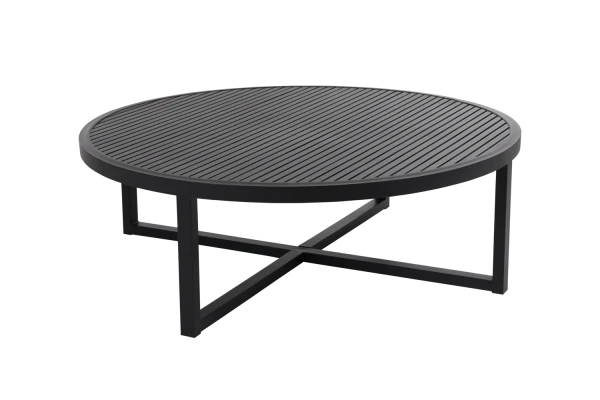 Vevi soffbord Ø100x40 cm svart Brafab