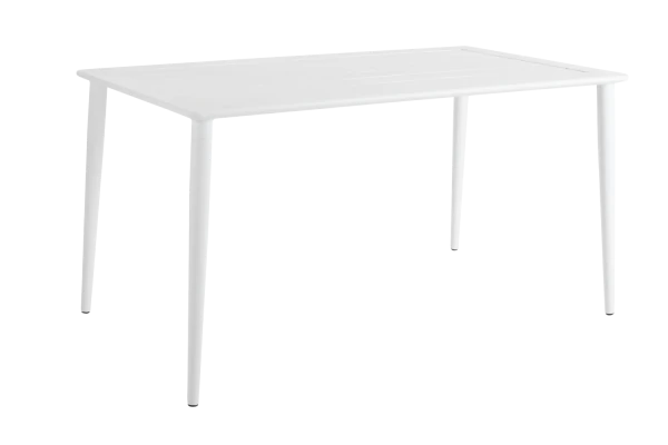 Nimes matbord 140x78 H73 cm vit Brafab