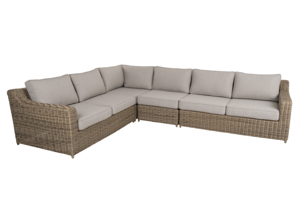 Glendon hörndel rustik/sand med dyna Brafab