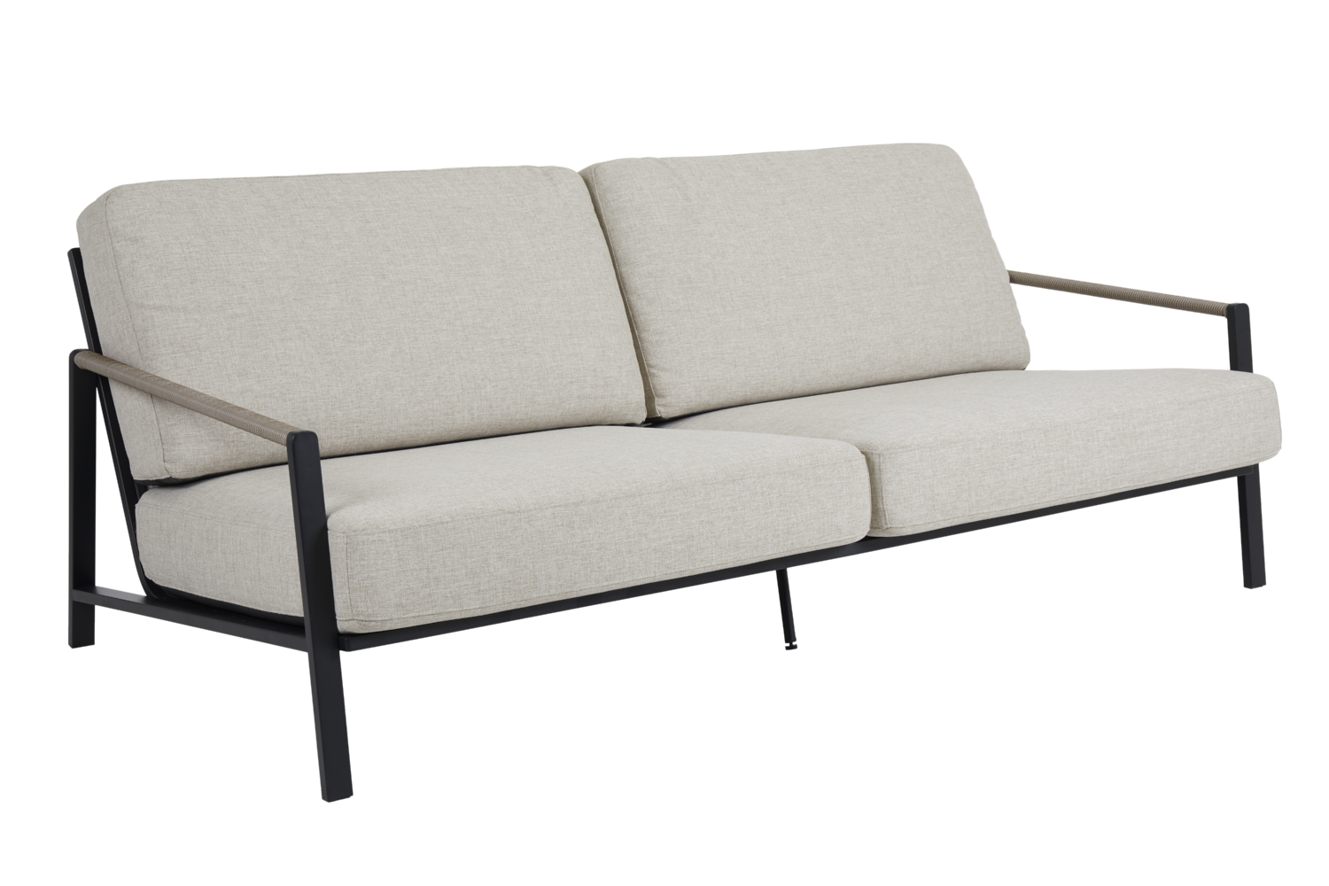 Lyra 2,5-sits soffa svart/sand Brafab