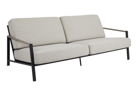Lyra 2,5-sits soffa svart/sand Brafab
