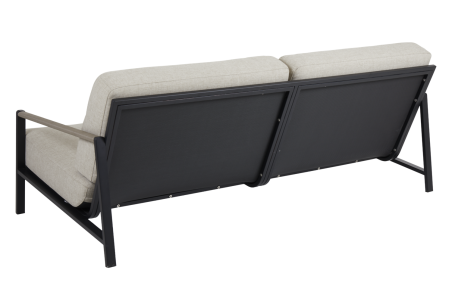 Lyra 2,5-sits soffa svart/sand Brafab