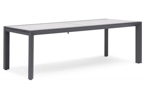 Borgdala matbord 220/340x107x76 grå Hillerstorp