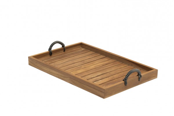 Himmelsnäs serveringsbricka 60x40 cm teak Hillerstorp