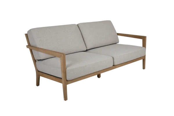 Populär 2,5-sits soffa natur med dyna Brafab