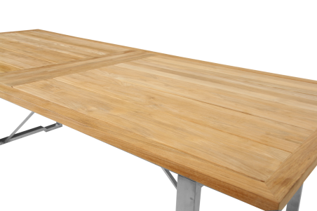 Gotland matbord 220x95 H73 cm grå/natur Brafab