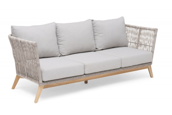 Himmelsnäs 3-sits soffa beige med dyna Hillerstorp