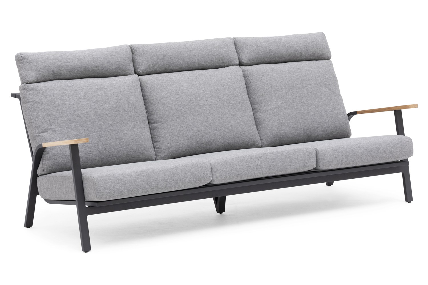 Kungshult 3-sits soffa grå Hillerstorp