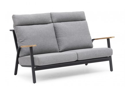 Kungshult 2-sits soffa grå Hillerstorp