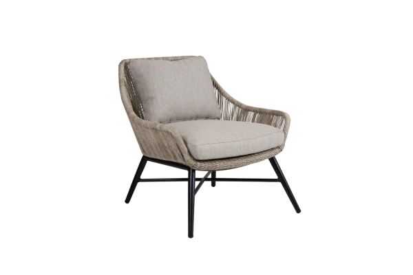 Pembroke fåtölj beige m dyna Brafab