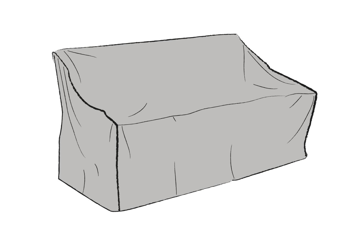 Möbelskydd soffa 194x92 H82 cm grå Brafab
