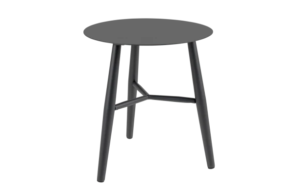 Vannes soffbord Ø45 H50 cm svart Brafab