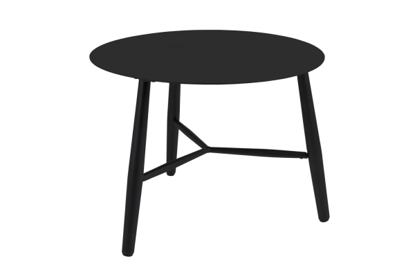Vannes soffbord Ø60 H45 cm svart Brafab