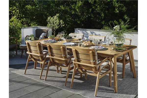 Lilja matbord 240x100 H74 cm natur Brafab