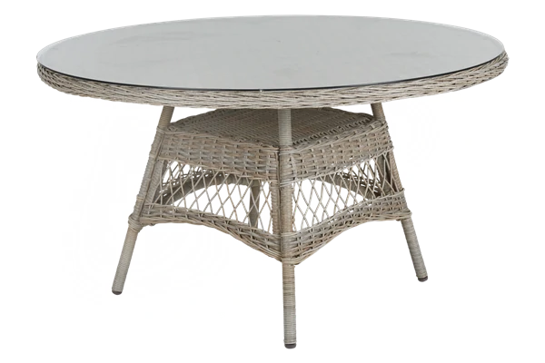 Kamomill matbord Ø130 H73 cm beige Brafab