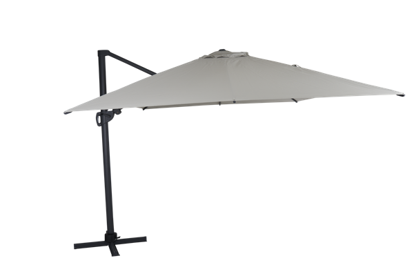 Varallo frihängande parasoll 300x400 cm antracit/khaki Brafab