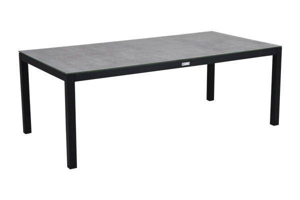 Belfort soffbord 140x70 H50 cm svart/grå Brafab