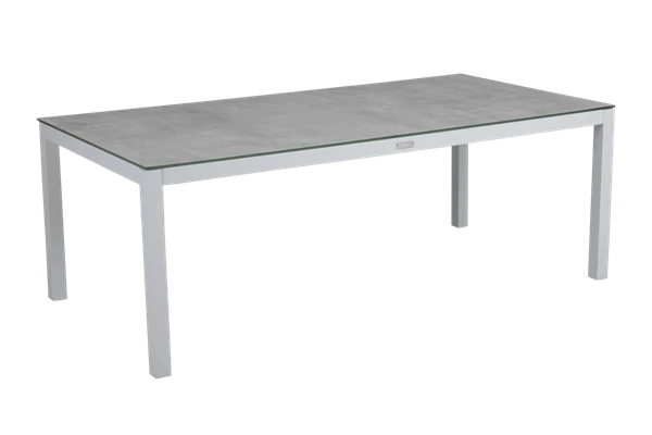 Belfort soffbord 140x70 H50 cm vit/grå Brafab
