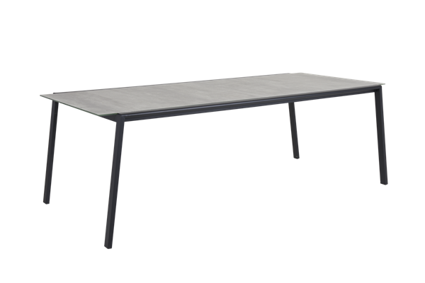 Lyra matbord 220x100 H73 cm svart/sand Brafab