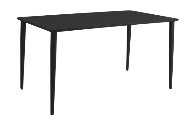 Nimes matbord 140x78 H73 cm svart Brafab