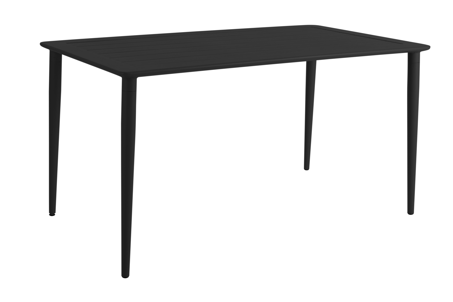 Nimes matbord 140x78 H73 cm svart Brafab