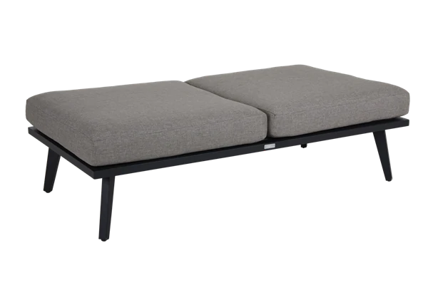 Villac 2-sits modul svart m beige dyna Brafab