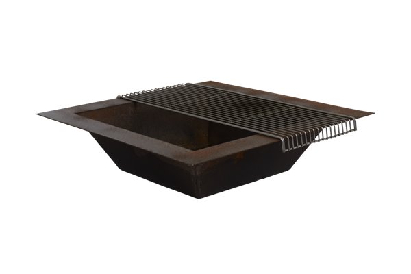 Kummin grillinsats m galler corten Brafab