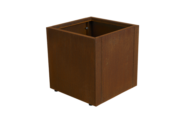 Kummin kruka 40x40 cm corten Brafab