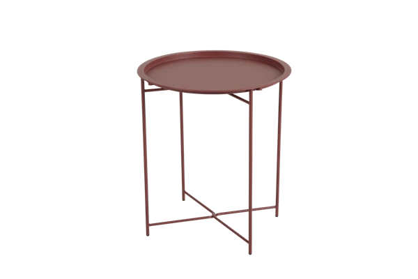 Sangro sidobord Ø46 H52 cm masala röd Brafab