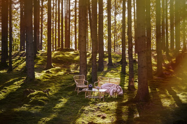 Lyckesö fåtölj natur Hillerstorp