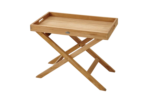 Turin brickbord låg 70x40 h53 teak natur Brafab
