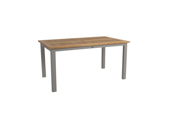 Lyon matbord 152/210x92 H76 cm khaki/teak Brafab