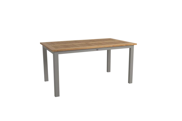 Lyon matbord 152/210x92 H76 cm khaki/teak Brafab